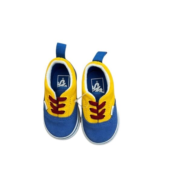 Vans Other - NWOT Vans Kids ERA Lace Suede Color Block Shoes Sturdy - 3.5T - Yellow Blue Red